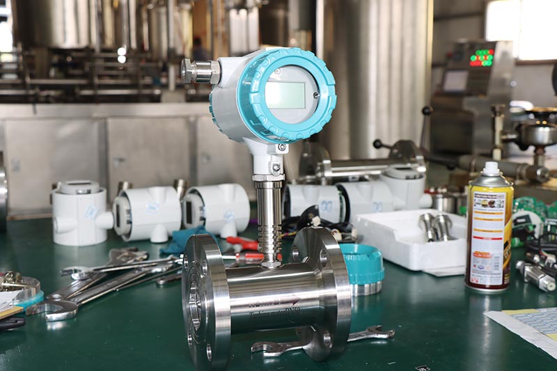 4-20mA output stainless steel liquid turbine flowmeter for alcohol diesel milk water
