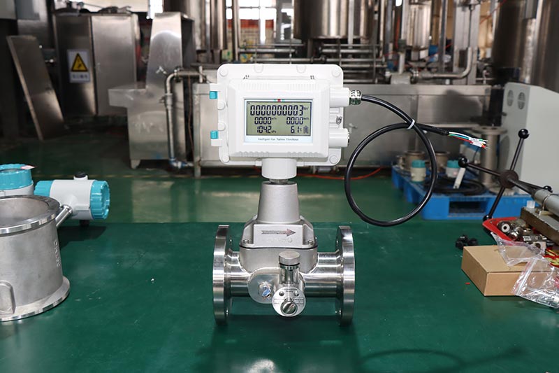 Auto electronic volume corrector natural gas turbine flow meterQ&T