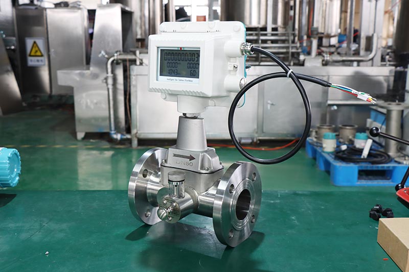 Industrial flow meter LPG gas turbine flow meter