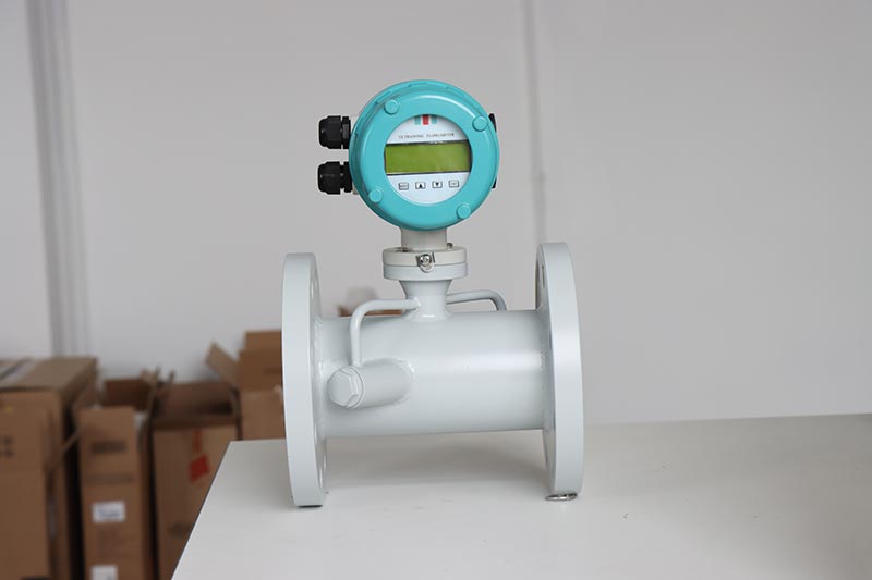 Split display inline ultrasonic water flow meter 4-20mA output ultrasonic flowmeters