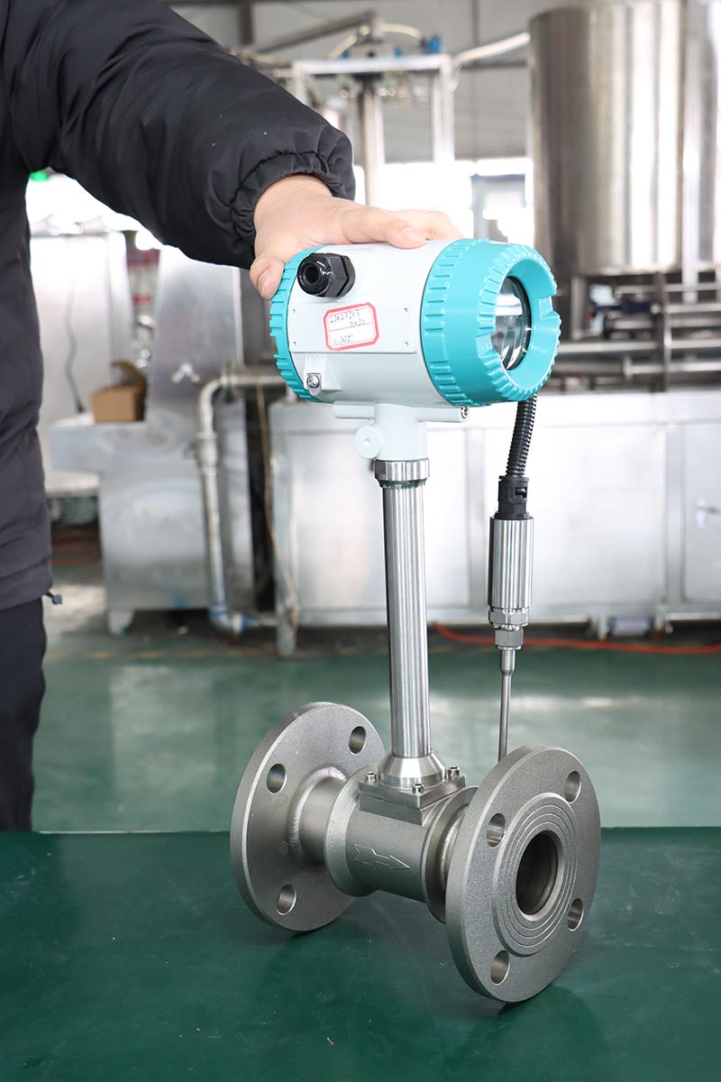 Vortex shedding flow meter saturated steam vortex flow meter