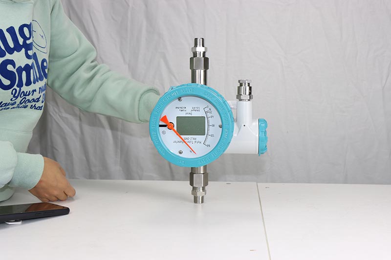 hydraulic oil metal tube float rotameter flowmeter