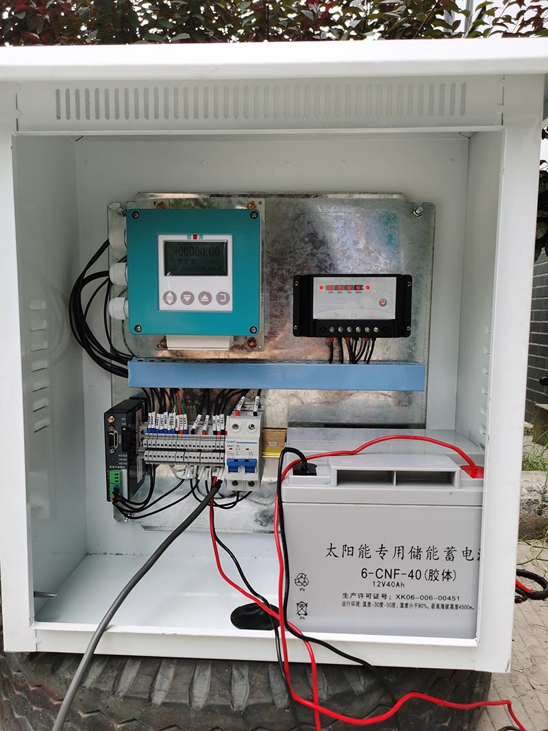 remote type solar-powered electromagnetic flow meter