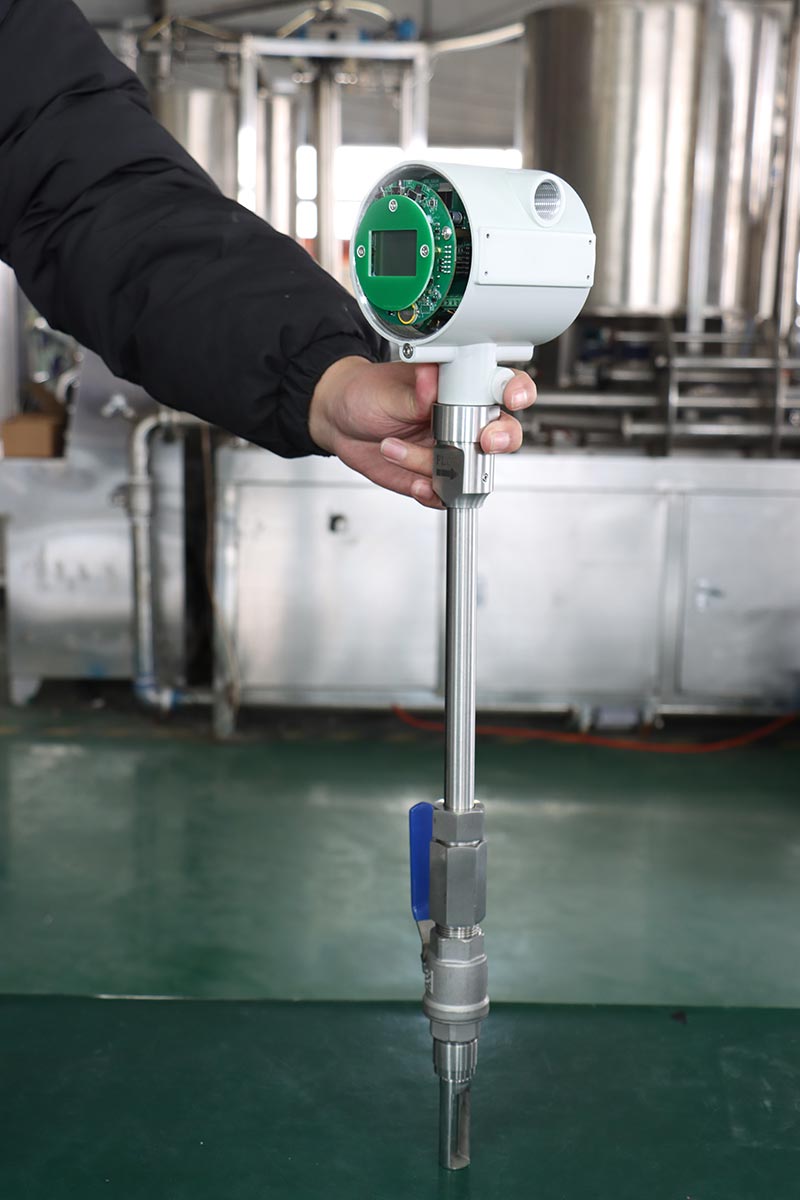 1/2″NPT process connect insertion thermal gas mass flow meters