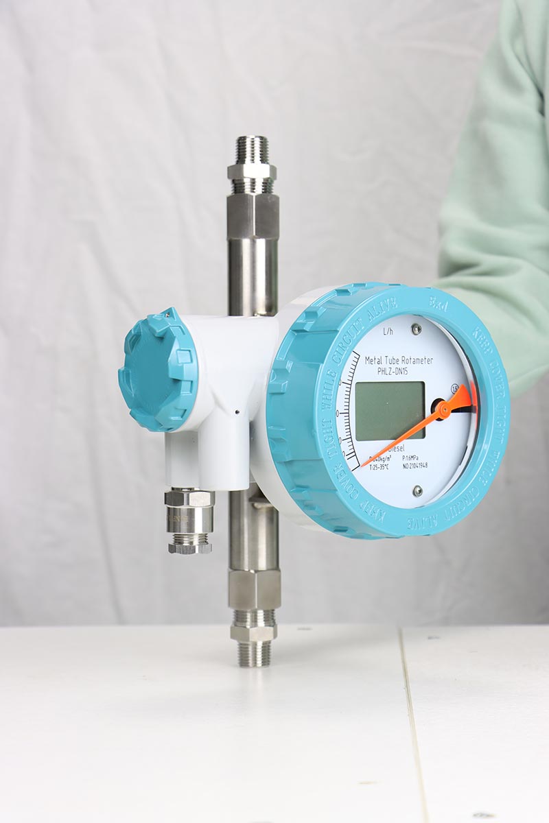 Corrosion proof chlorine Metallic Tube Rotor rotameter