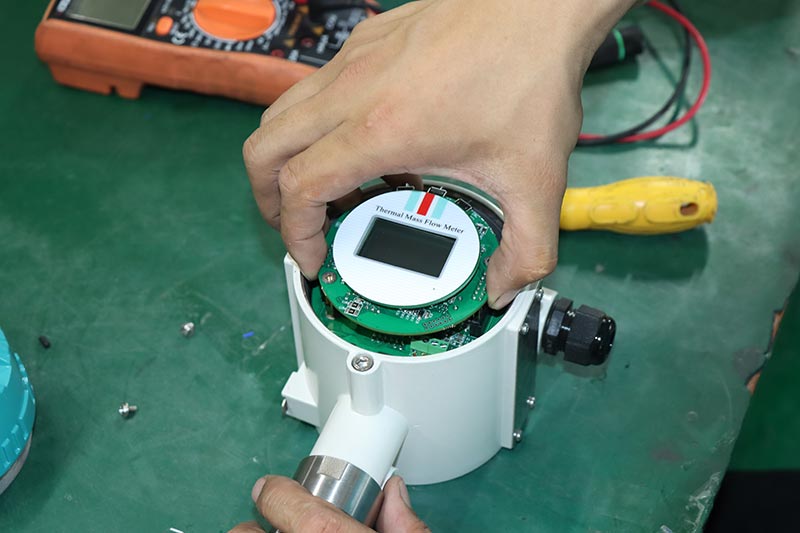 Ex-proof approved thermal gas mass flowmeters