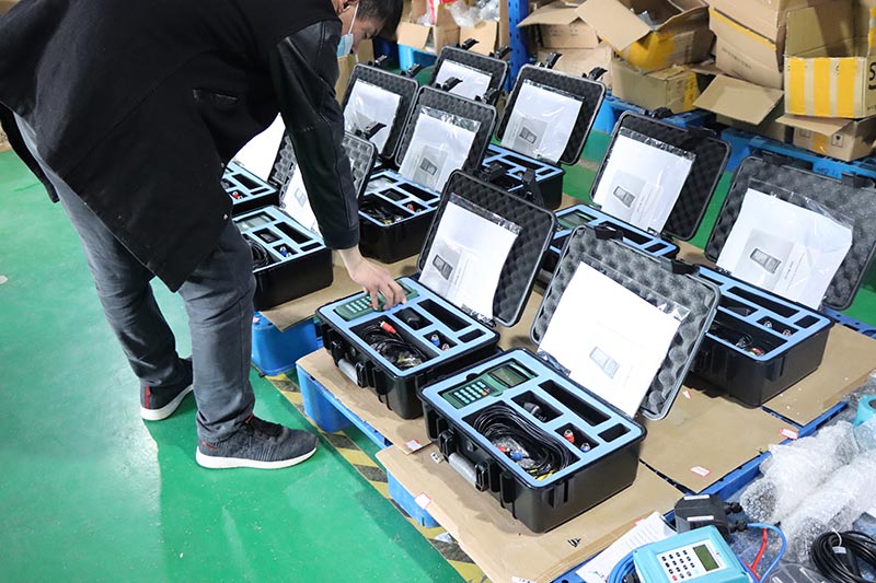 Factory supplier Digital Ultrasonic Flow meter pulse output flowmeter