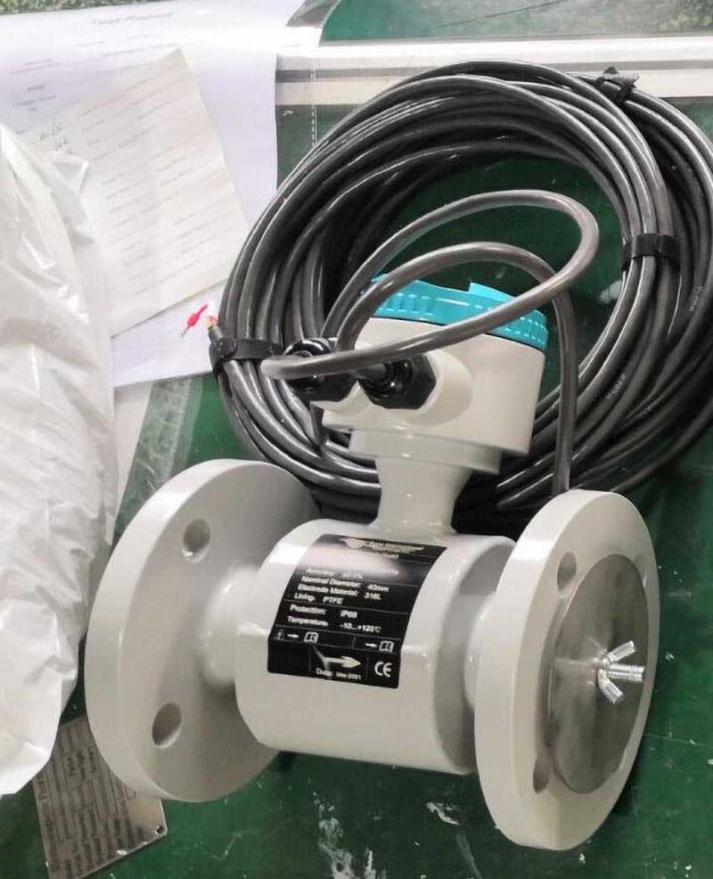 QTLD CE Atex Approved Remote IP68 Magnetic Flow Meter