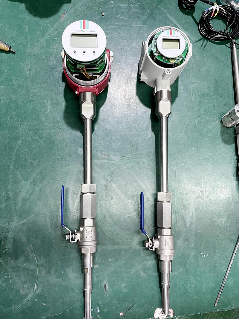 Air mass flowmeter flange connect thermal gas mass flow meterQ&T Instrument Co.,Ltd