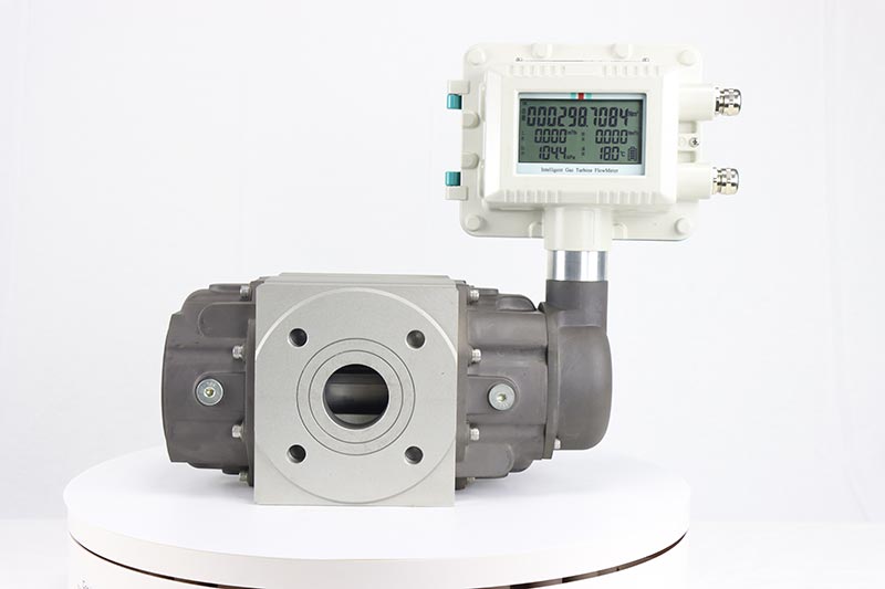 Aluminum alloy digital rotary CO2 natural gas rotary flow meter