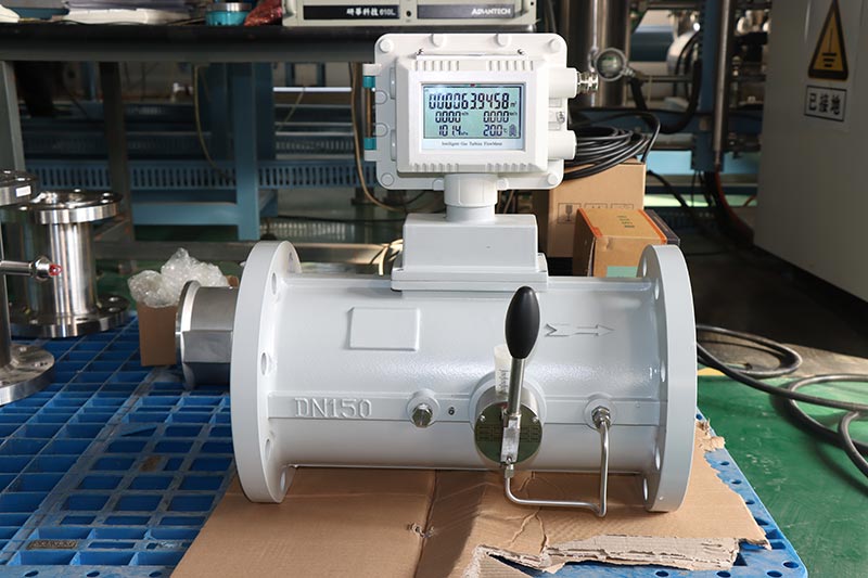 CE ISO approval impeller flow meter natural gas flow metersQ&T