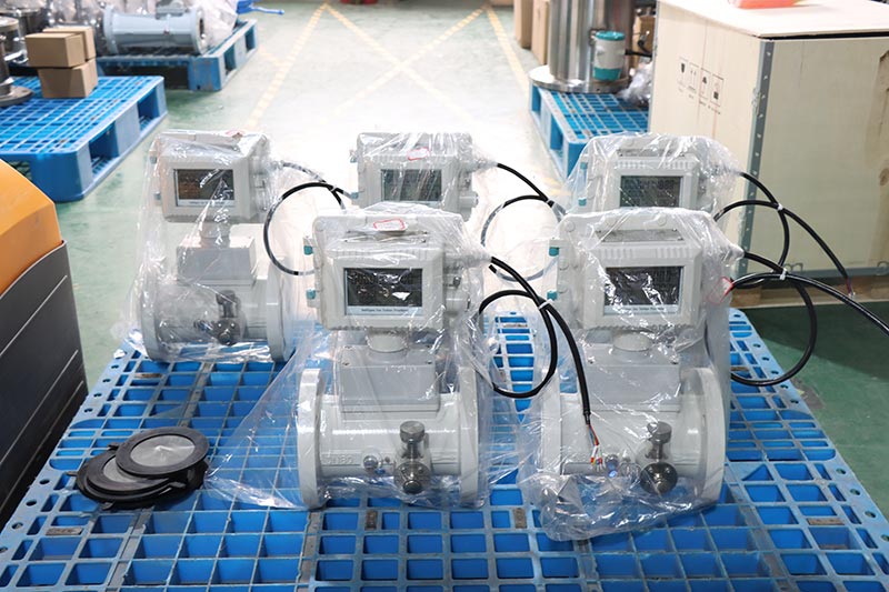 RS485 auto electronic volume corrector natural gas turbine flow meter