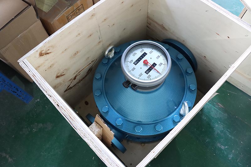 high viscosity medium flow oval gear flow meter