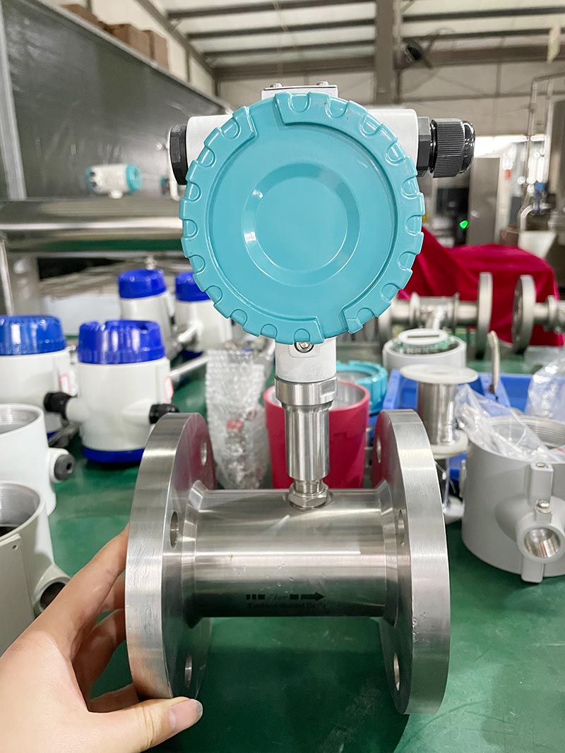 turbine flowmeter water liquid diesel turbine flow meter sensor for water