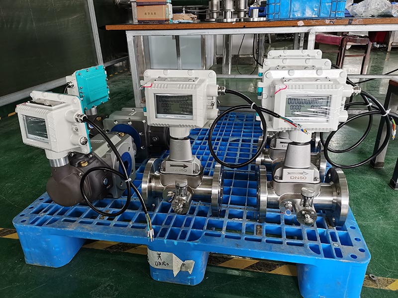 Argon Lpg Gas Stainless steel shell turbine digital gas flow meterQ&T