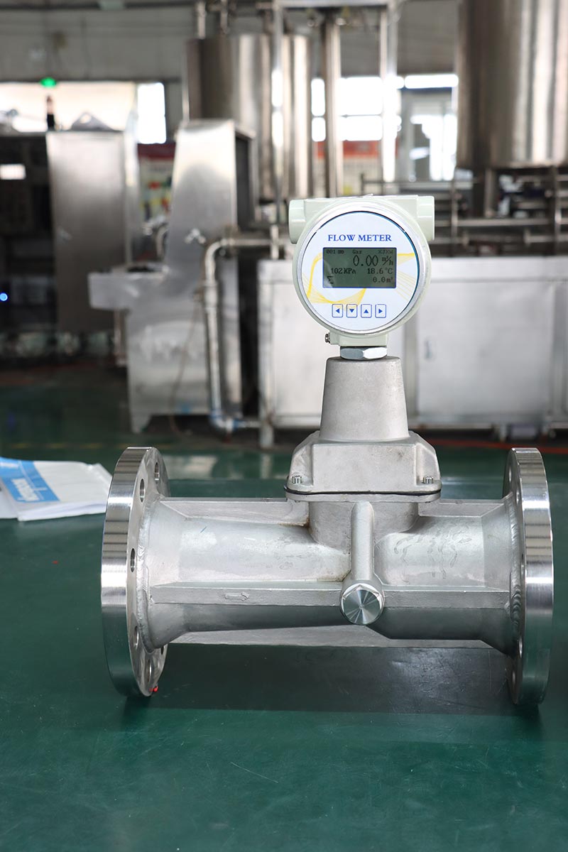 DN40 LPG gas flow meter with T&P compensation  procession vortex type air digital  flowmeter