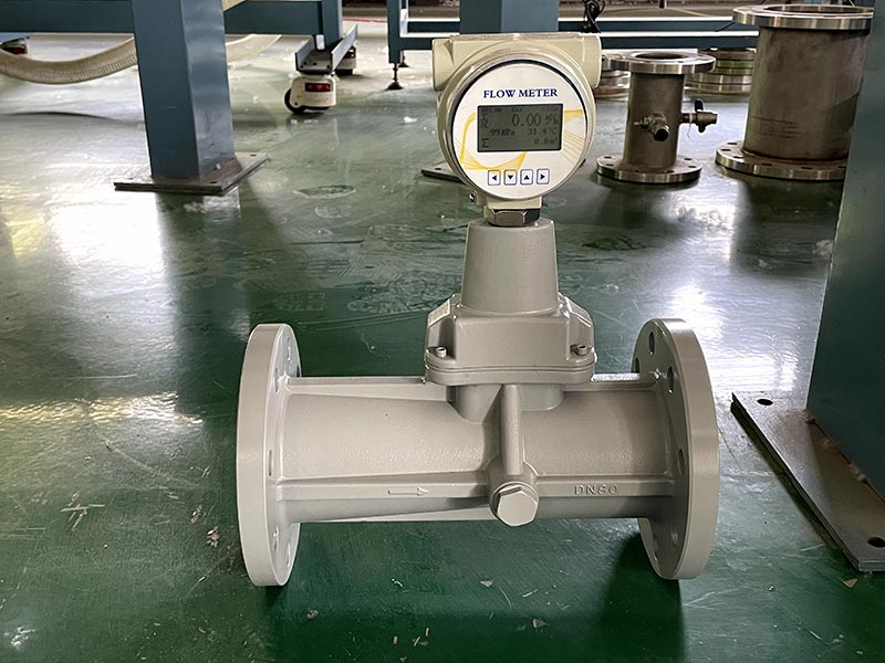 Ex-proof HART communication 1.0% Precision hot oil flowmeter air steam vortex Flow Meter for nitrogen gas laboratory