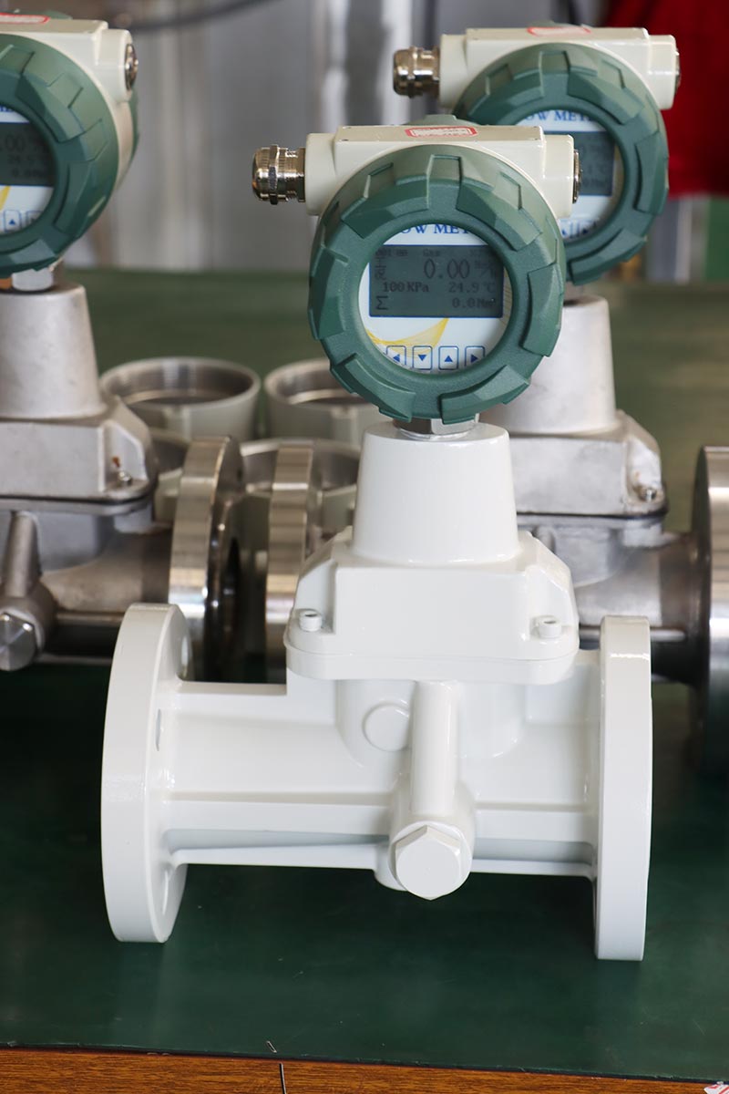 Flow Meter Procession Vortex Flowmeter Digital DN40 LPG Gas Flow Meter