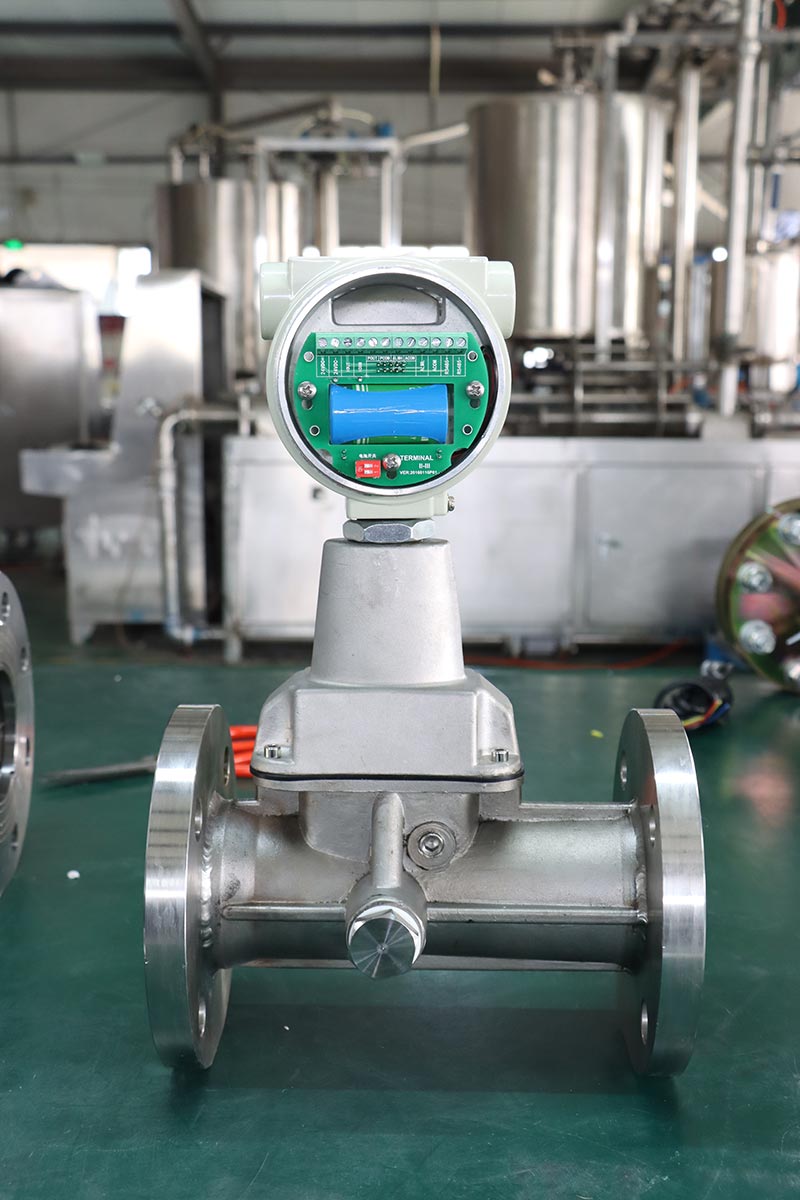 LPG gas flow meter with T&P compensation  procession vortex type air digital  flowmeter