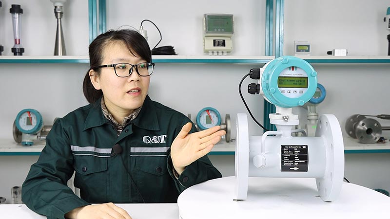 OEM color ultrasonic flow meter for water