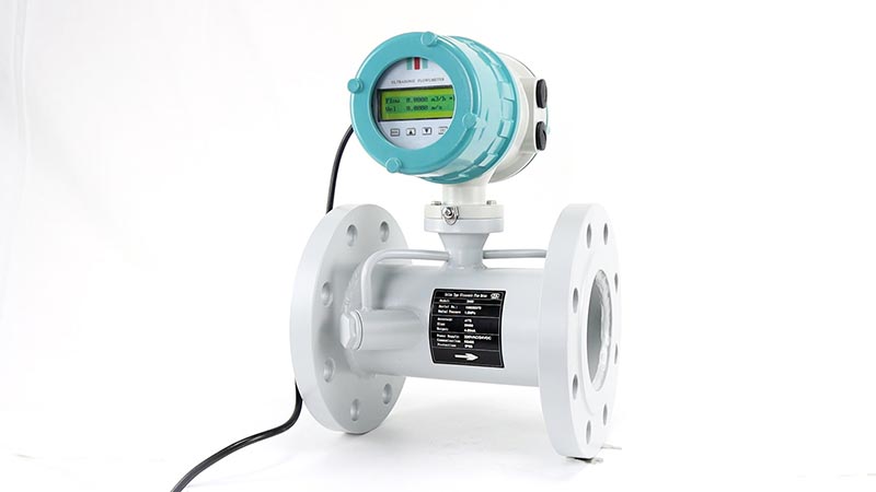 Remote display 2″ carbon steel body ultrasonic flow meter