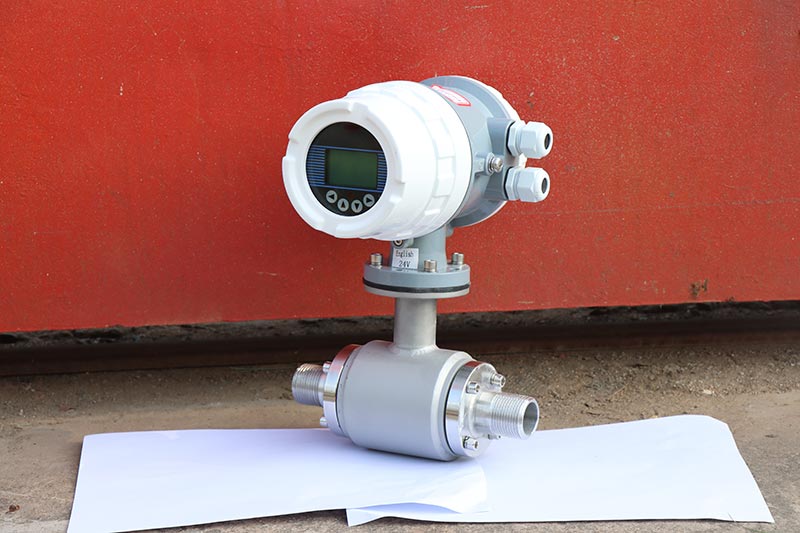 Anti-corrosion PTFE liner Hastelloy C electrodes mag flowmeter for chemical liquids
