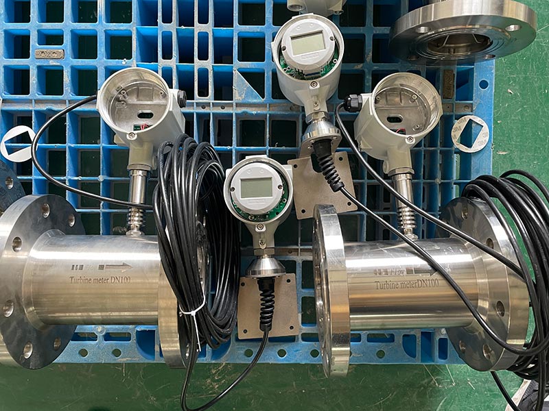 China original manufacture turbine diesel flow meter and fuel flow meter with 4-20mA output or pulse and RS485 output