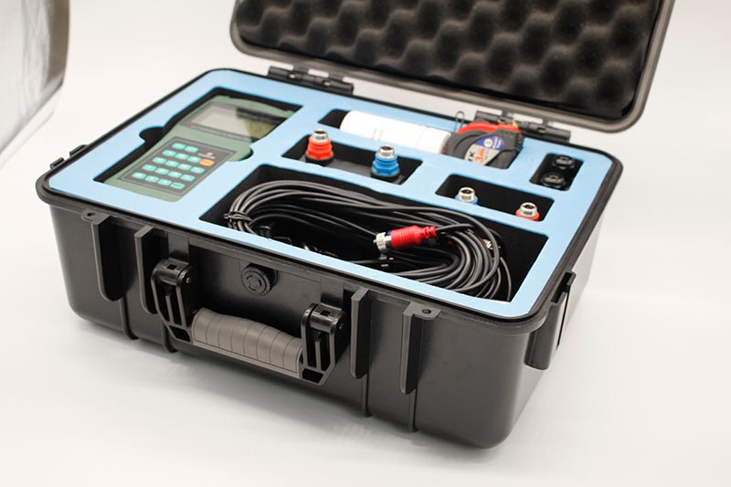 Clamp on water flowmeter handheld flow meters portable ultrasonic flow meter