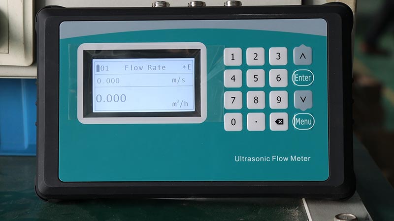 Handheld Portable Ultrasonic Flow Meter Price Water Digital Flowmeter