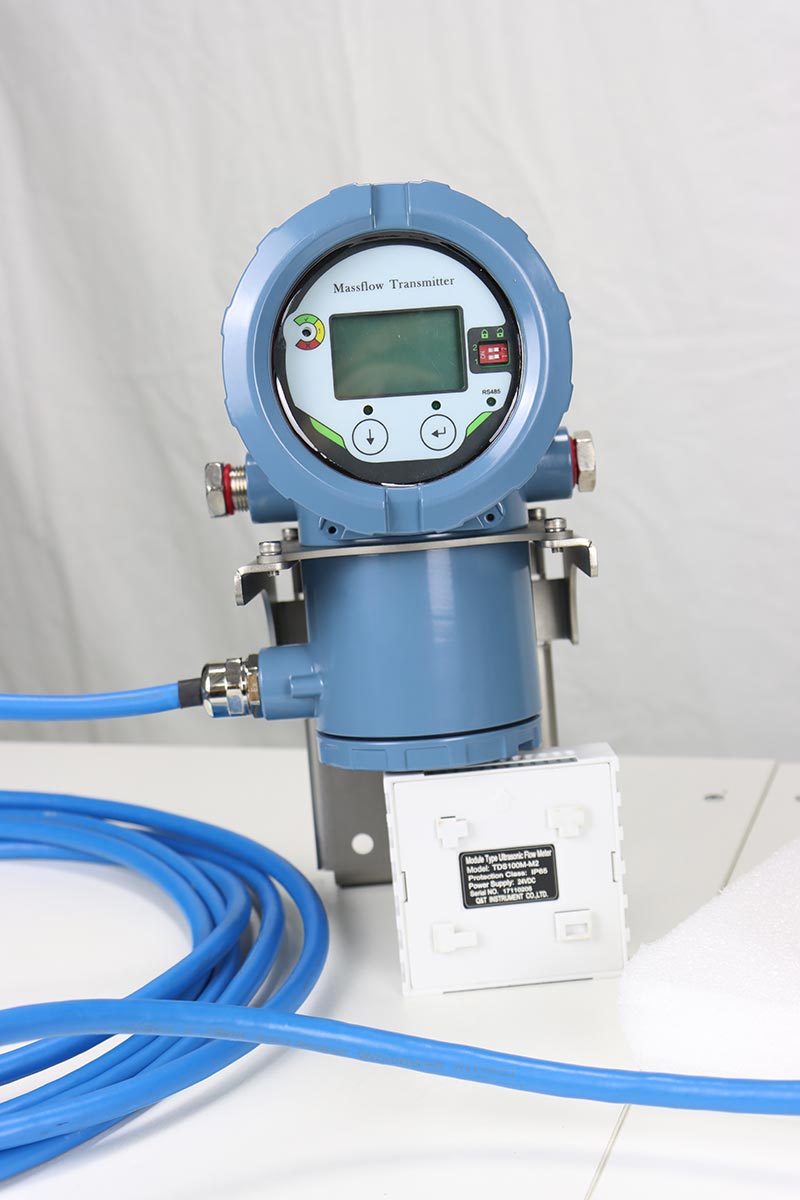 Industrial LPG oil plant mass flow meter with batch control