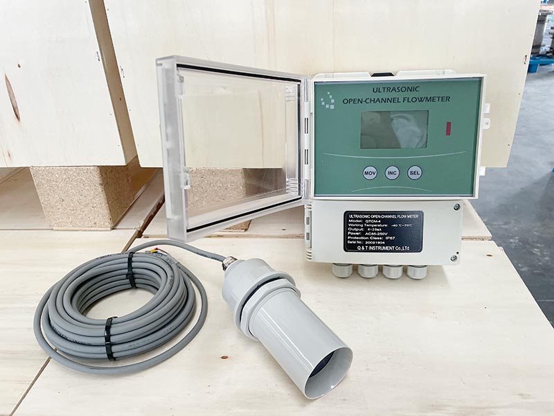 Level sensor Solar power Open Channel Ultrasonic flow meter prices