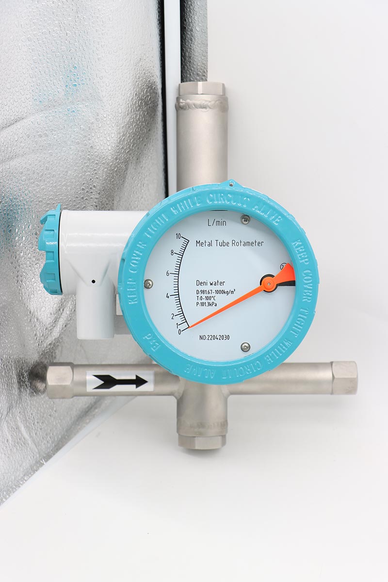 Metal Tube Flow Meter Variable Area Rotameter Float Flowmeter Digital Oxygen Medical Ammonia Measurement Device