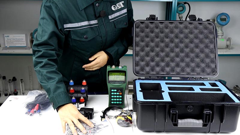 New Version Protable Ultrasonic Water Flowmeter Price For Sale,Ultrasonic Flow Meter