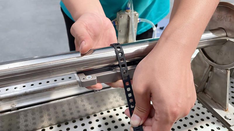 PVC steel pipes DN15-DN40mm clamp on liquid ultrasonic flow meter