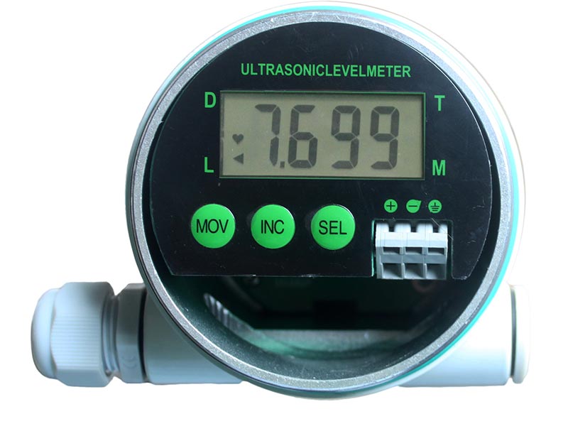 RS485 Ultrasonic Level Gauge Sanitary Ultrasonic Water Tank Level Sensor