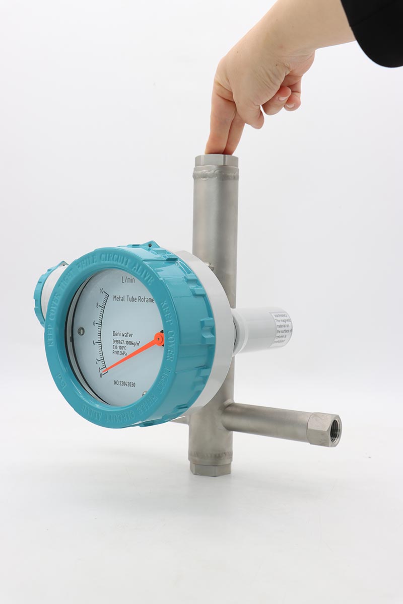 Rotameter Digital Air oil Flow Meter Explosion Proof ATEX Metal Tube Rotameter