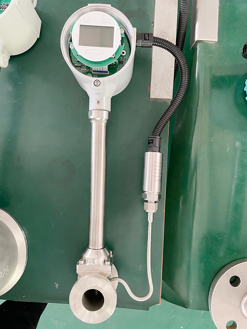 Saturated steam Integrated type Inline vortex flow meter