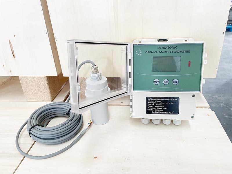 Sewage Flow Meter solar power Open Channel Flow Meter ultrasonic water meters