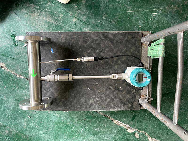 Triclamp sanitary connection ODM  gas vortex flow meter