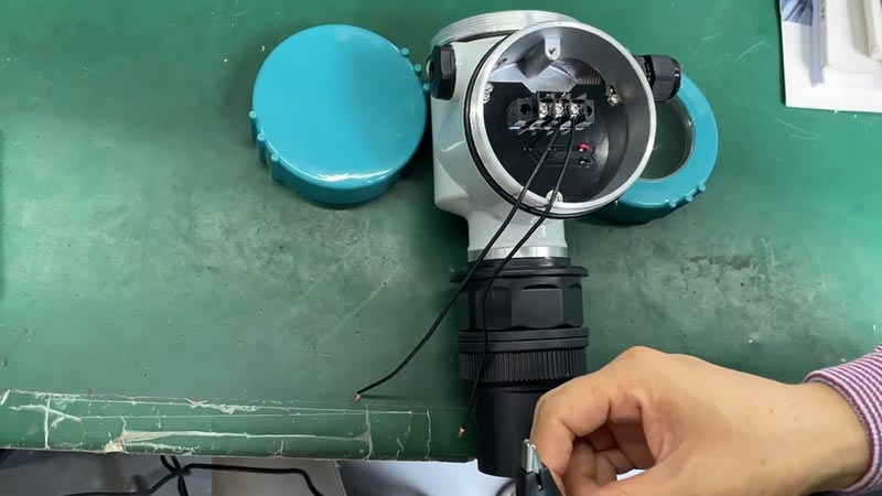 Ultrasonic water level meter 4-20ma RS485 water level sensor river Non-contact ultrasonic level transmitter
