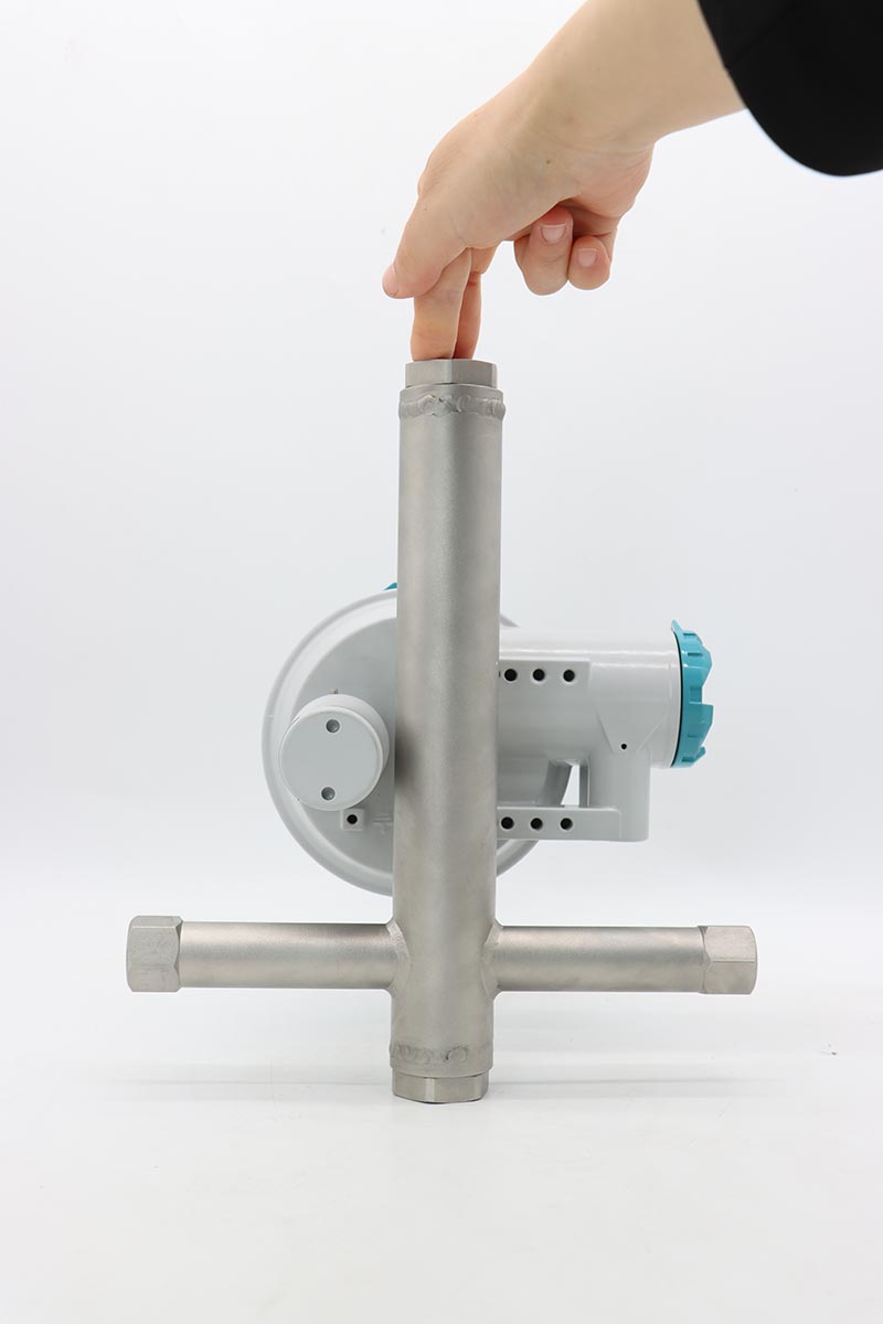 Vertically mounted metal tube rotameter nitrogen flowmeter