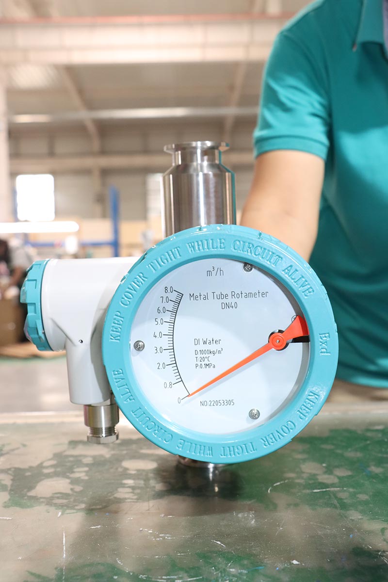 air flow rotameter metal tube float variable area flow meter