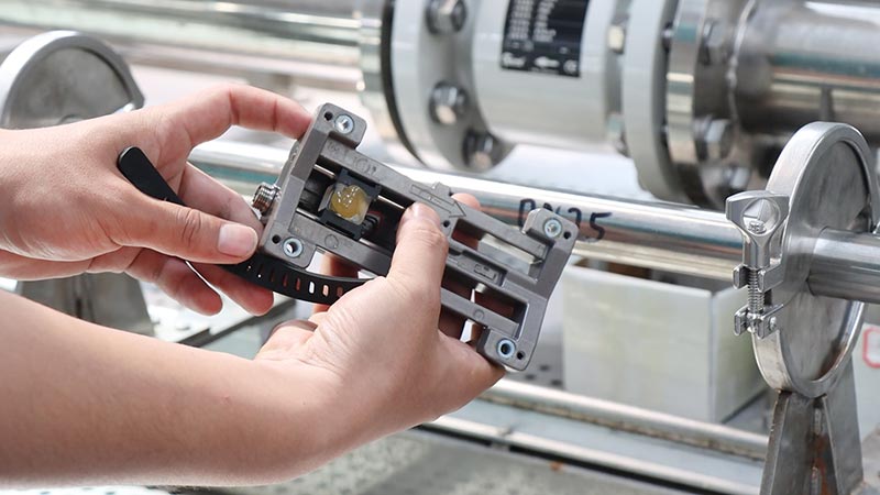 water pipeline clamp on flow meter small size ultrasonic flow meter