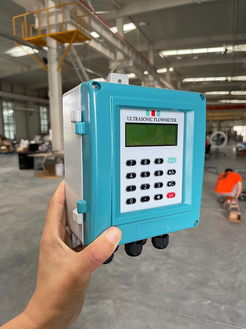 Fixed type clamp on ultrasonic flowmeter with RS485 Modbus flow meter