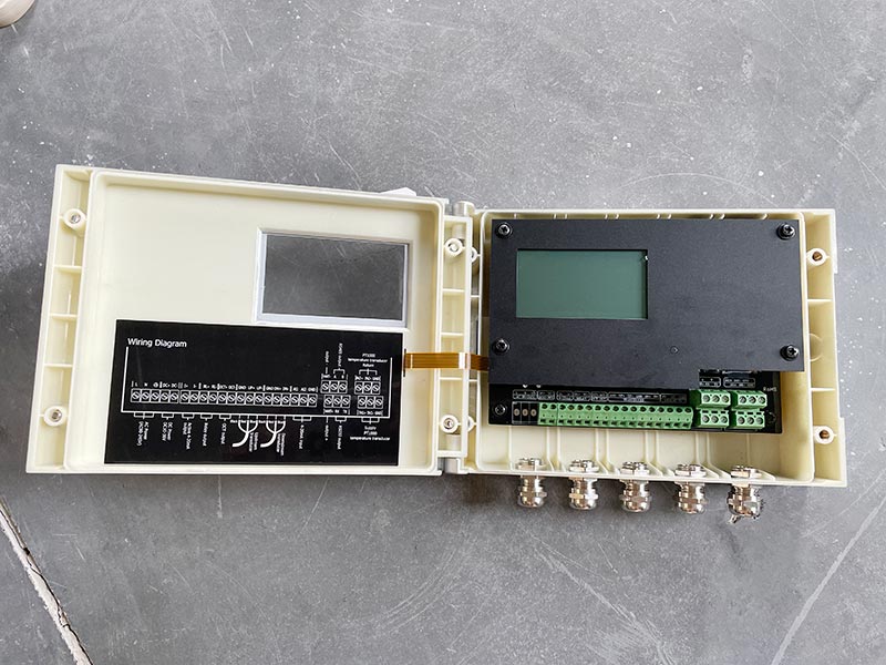RS232 MODBUS RTU Made in China non intrusive ultrasonic flow meter