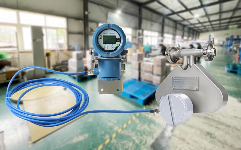 RS485 mass flowmeter Process control Coriolis flow meter