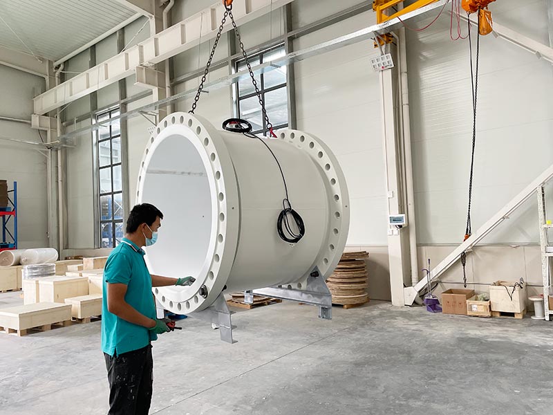 Water Magnetic Flowmeter Split Type Digital DN100 Electromagnetic Flowmeter