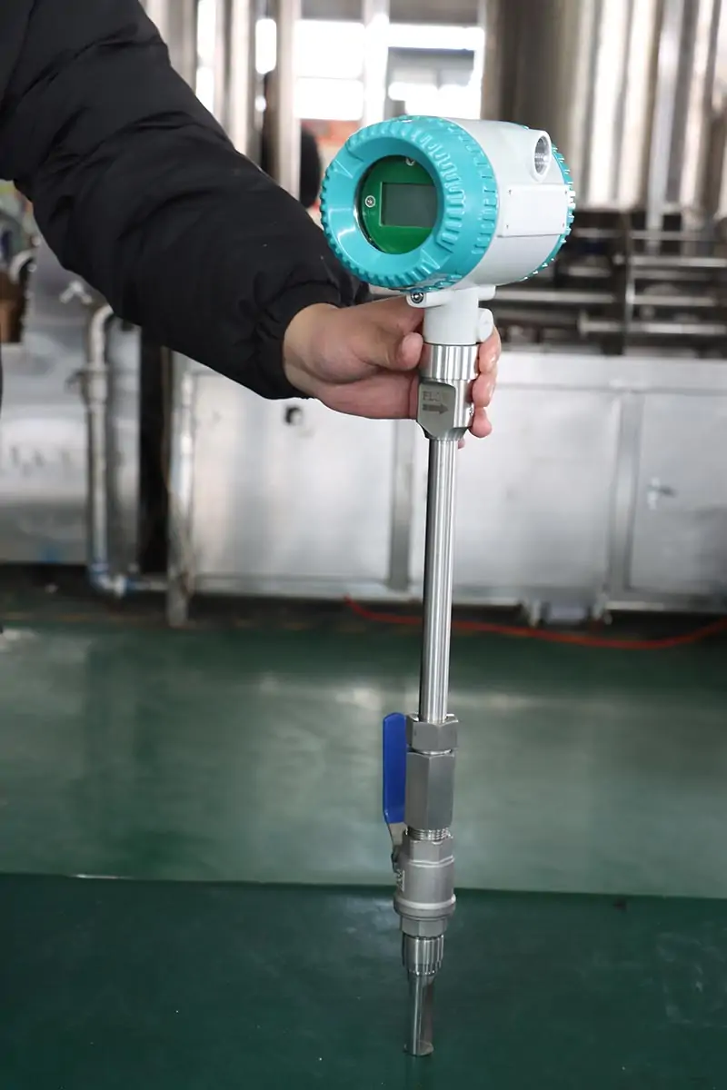Biogas flowmeter ex-proof thermal gas mass flow meters
