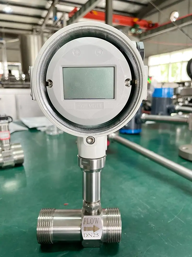 Stainless Steel Flanged Turbine Flow Meter Digital Oil Turbine Flowmeter