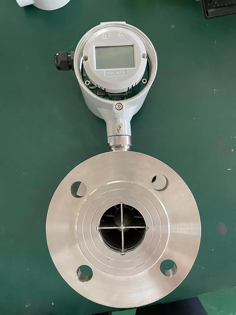 RS485 Stainless Steel Food Industry Turbine Flow Meter Milk Beer 1.5 Inch Flowmeter